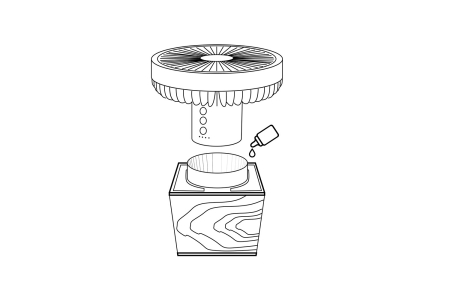 Air Mixer Mini – Vezeték Nélküli Szaunaventilátor