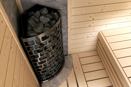 Sawo Ari Corner 9kw Szaunakályha Beépített Vezérléssel